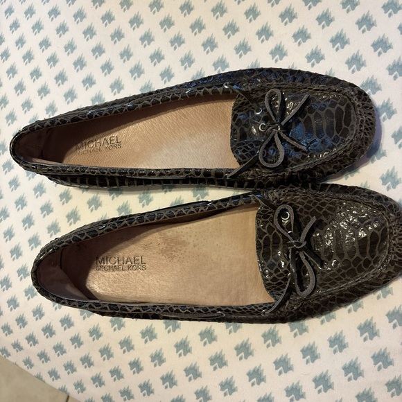 Michael Kors Black Textured Flats - Picture 6 of 6